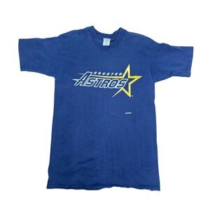 Vintage 1995 Houston Astros MLB Tshirt Unisex Size Large Navy